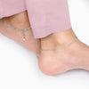 Silver Fantastic Shine Anklet