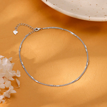 Silver Fantastic Shine Anklet