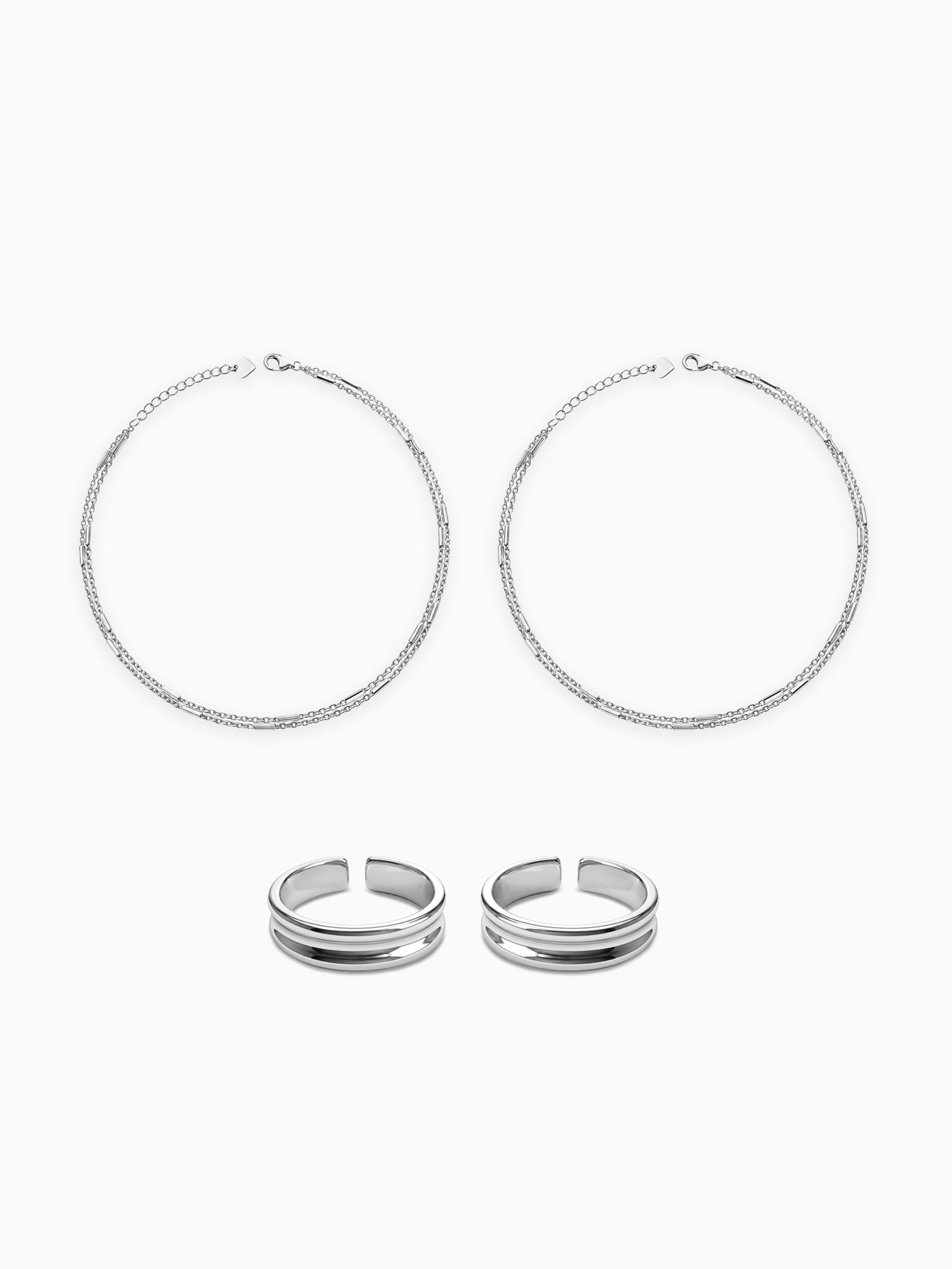 Silver Evania Set
