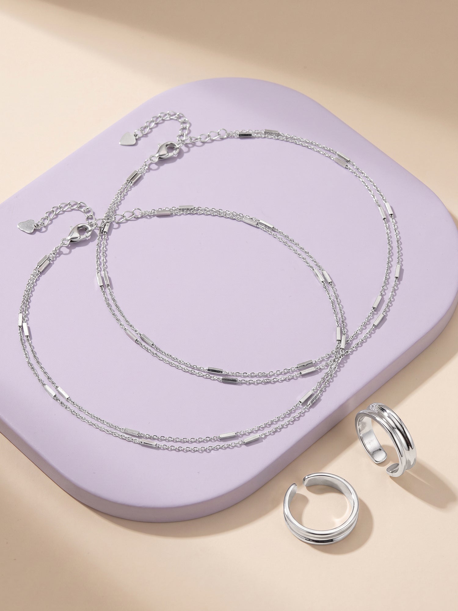 Silver Evania Set