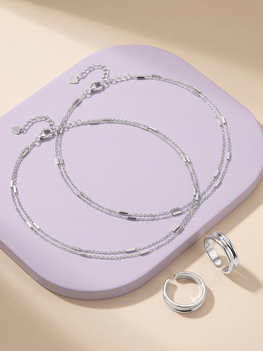 Silver Evania Set