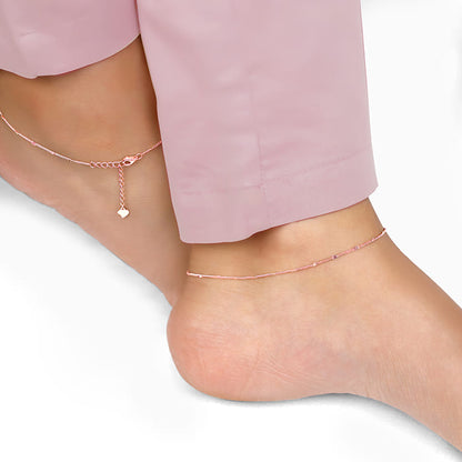 Rose Gold Express Affection Anklet