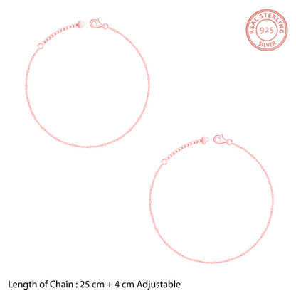 Rose Gold Express Affection Anklet