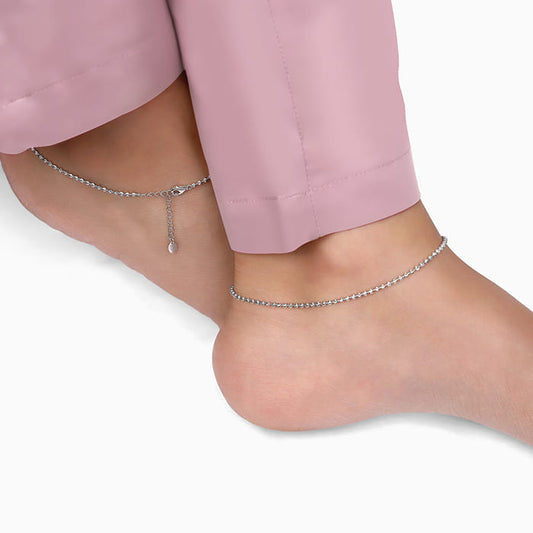 Silver Perfect Choice Anklet