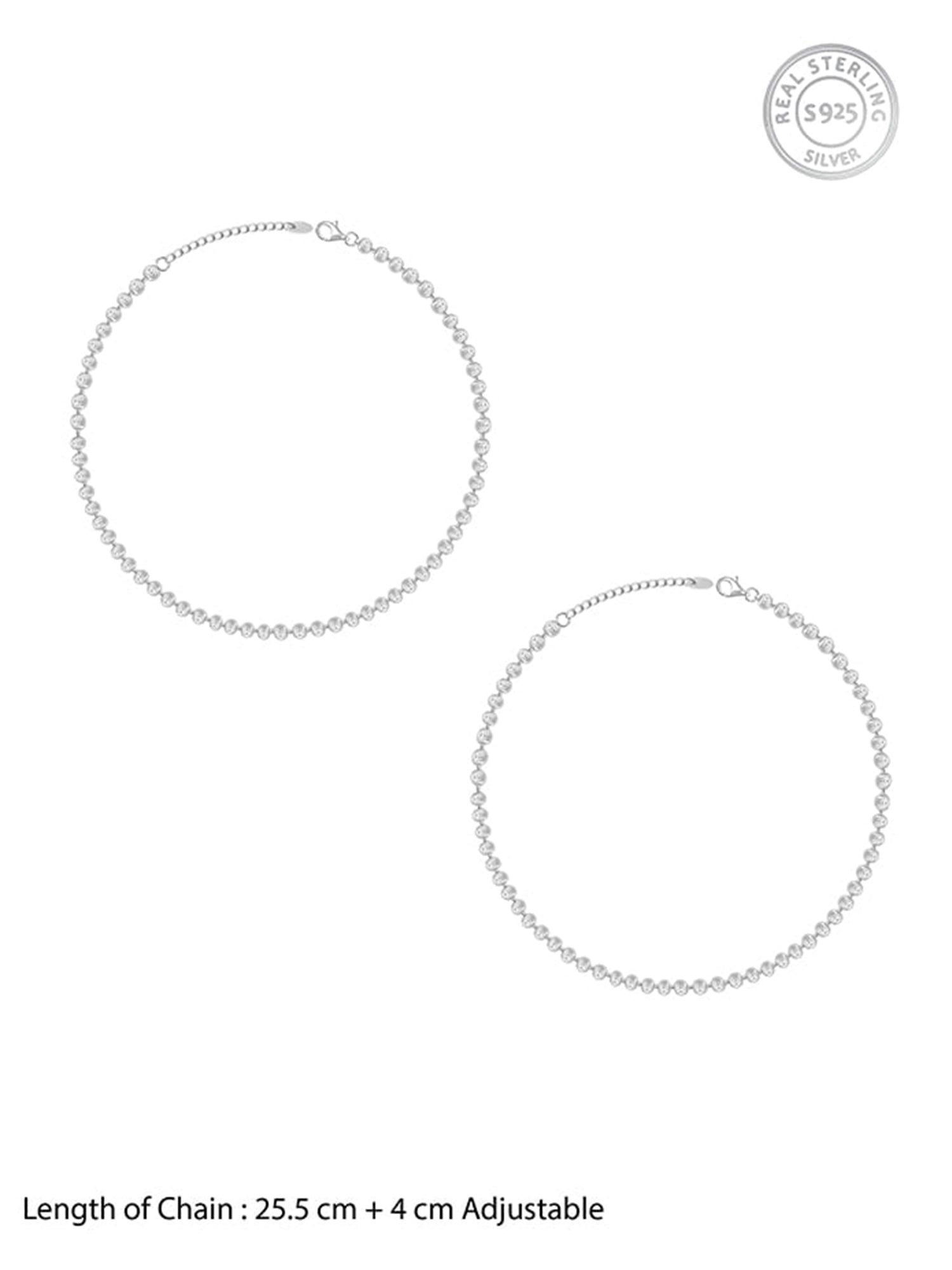Silver Perfect Choice Anklet