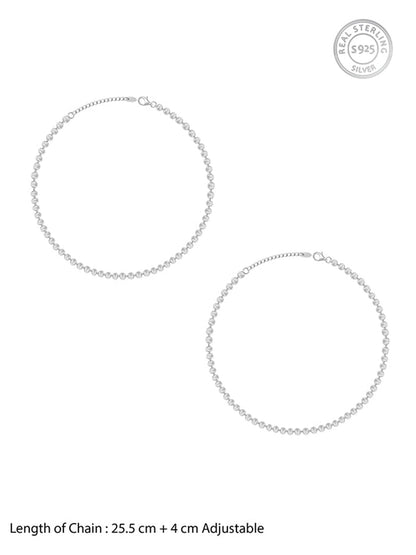 Silver Perfect Choice Anklet