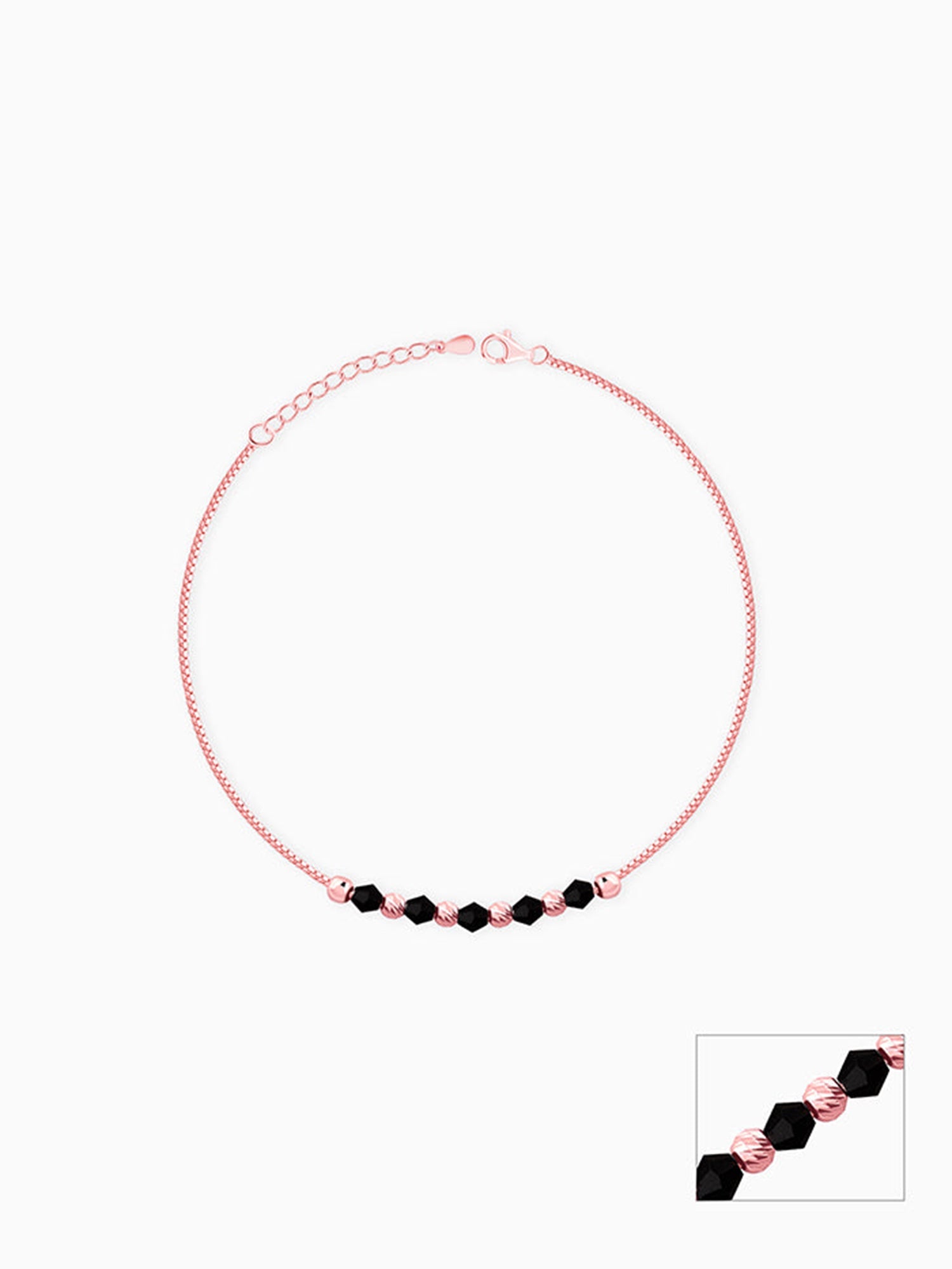 Rose Gold Gypsy Gleams Anklet