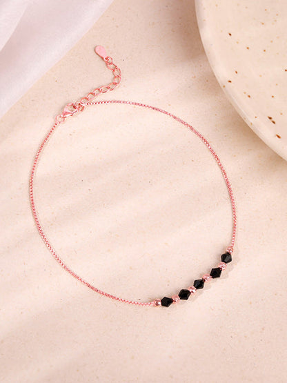 Rose Gold Gypsy Gleams Anklet