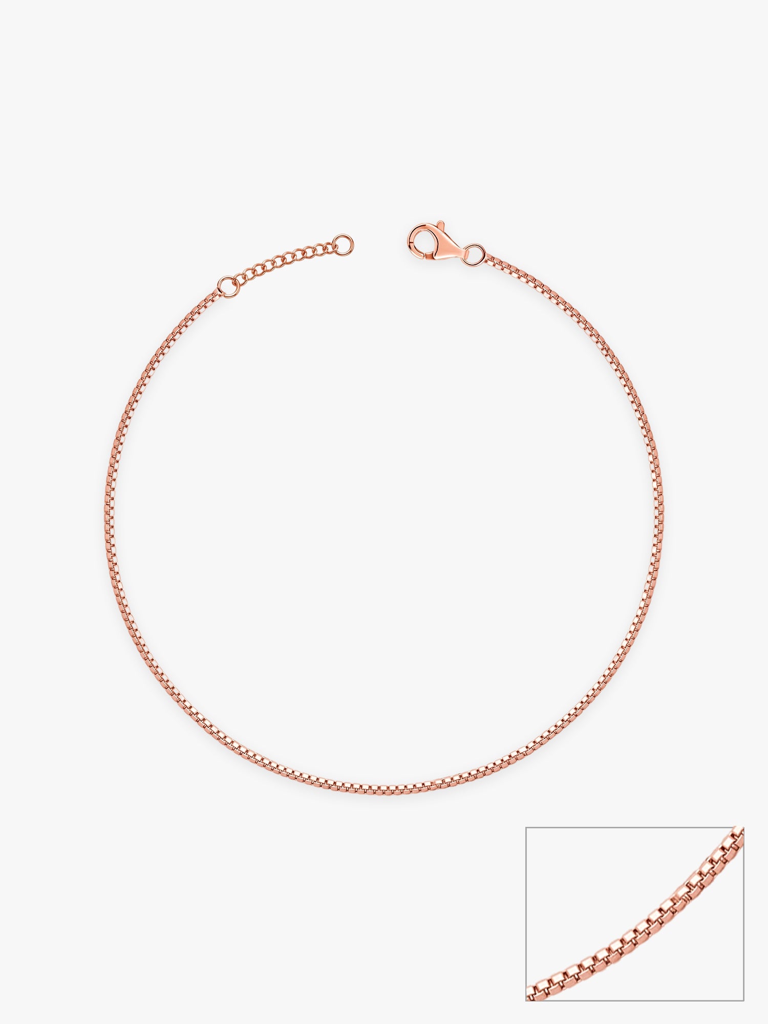 Rose Gold Glint Anklet