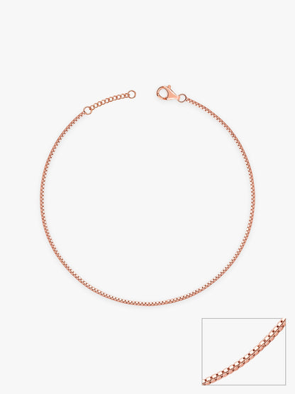 Rose Gold Glint Anklet