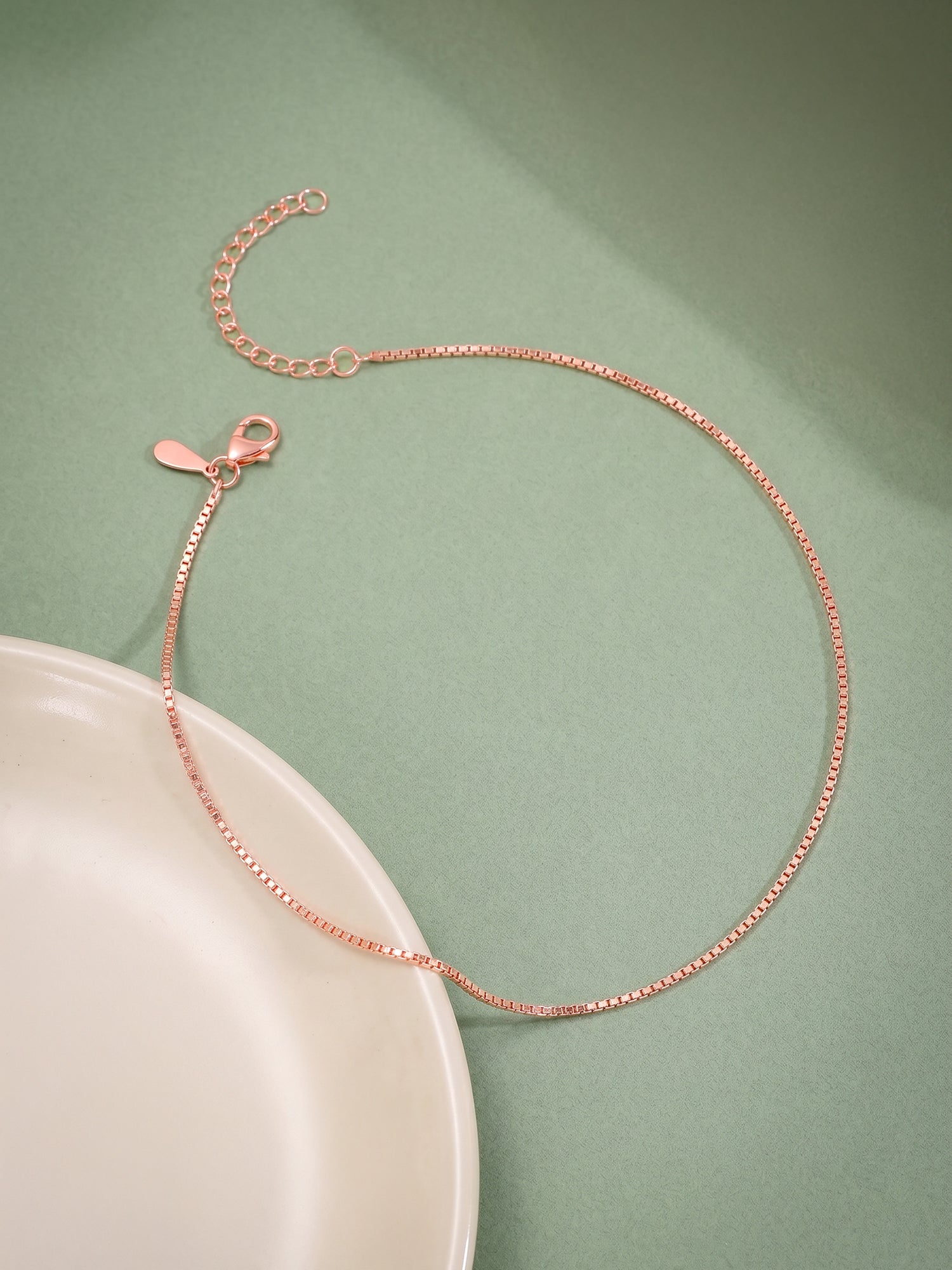 Rose Gold Glint Anklet