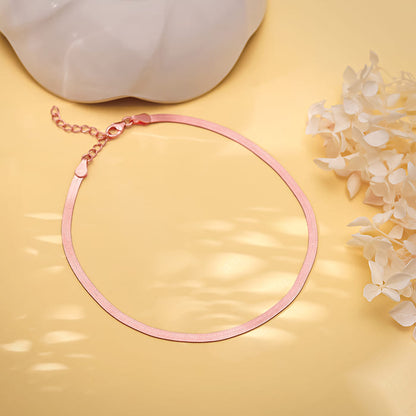 Rose Gold Snake Chain Anklet