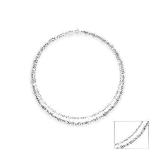 Silver Harmony Toe Anklet