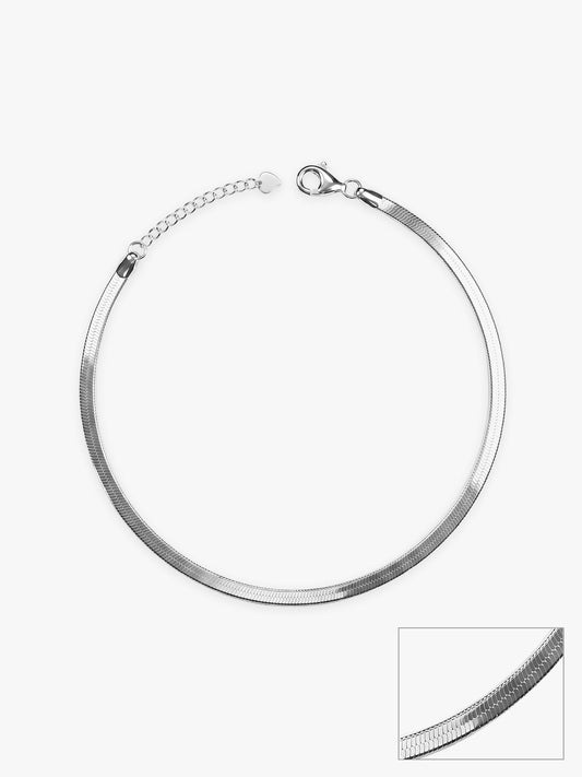 Silver Silver Aura Anklet