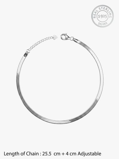 Silver Silver Aura Anklet