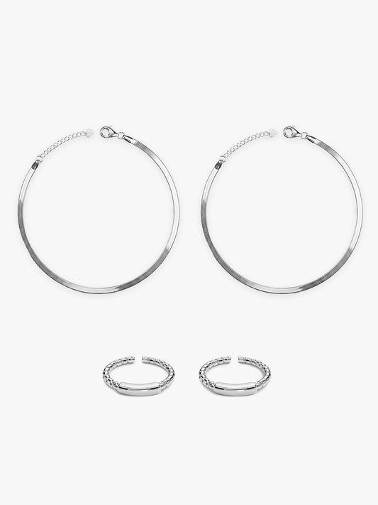 Silver Delmare Set