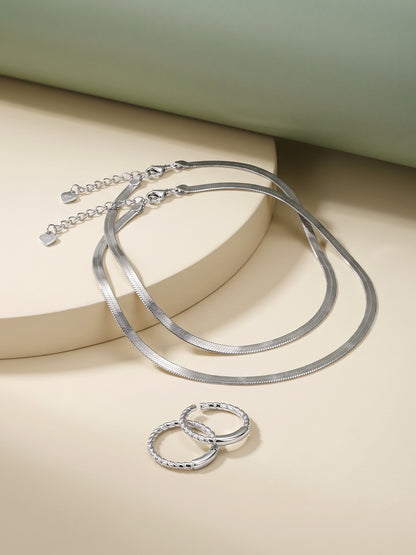 Silver Delmare Set