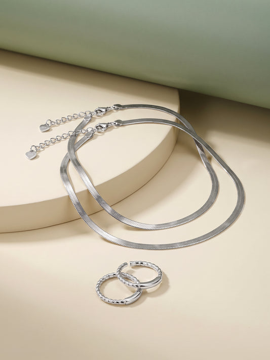 Silver Delmare Set