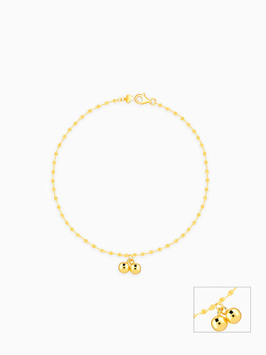 Golden Moonlit Grace Anklet