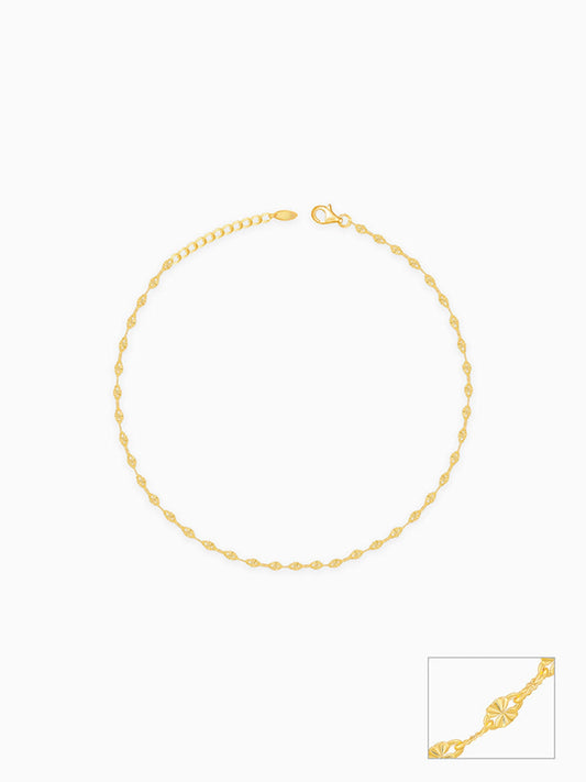 Golden Vintage Beauty Anklet