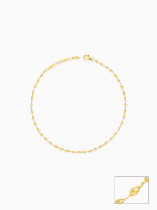 Golden Vintage Beauty Anklet