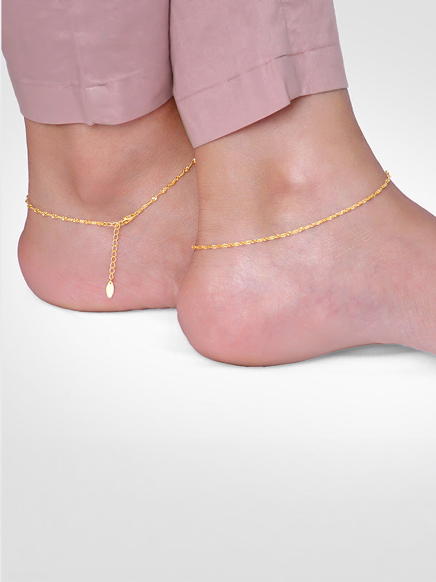 Golden Vintage Beauty Anklet