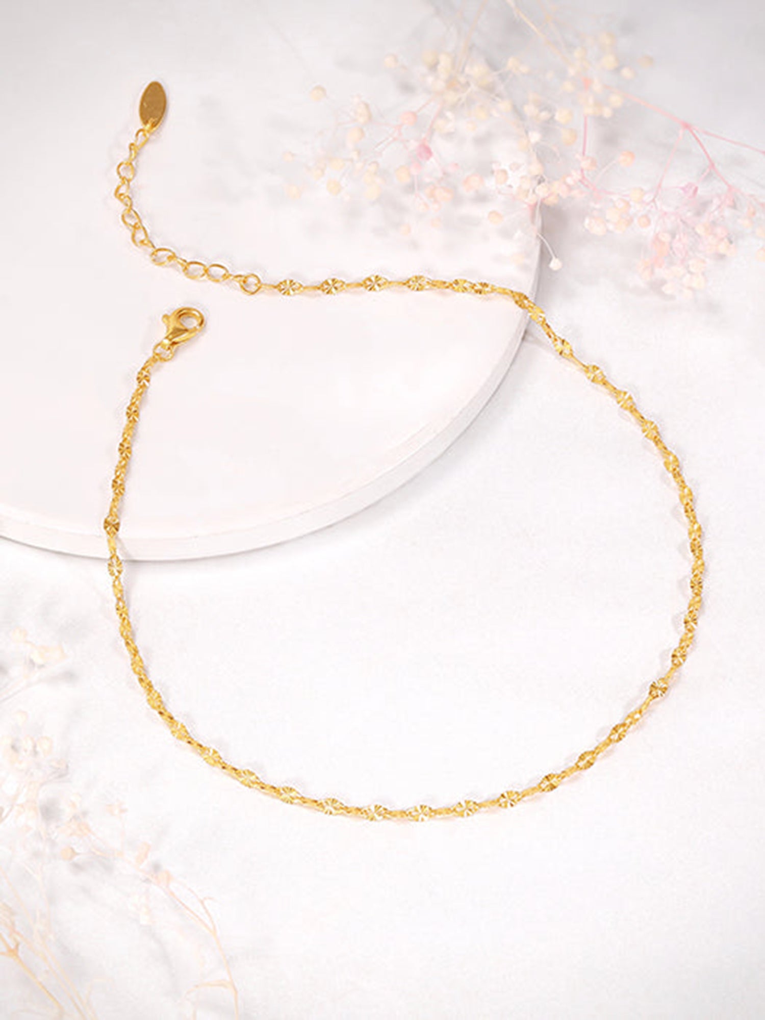 Golden Vintage Beauty Anklet