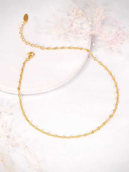Golden Vintage Beauty Anklet