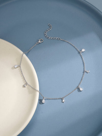 Silver Star Magic Anklet