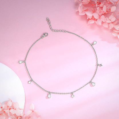Silver Star Magic Anklet