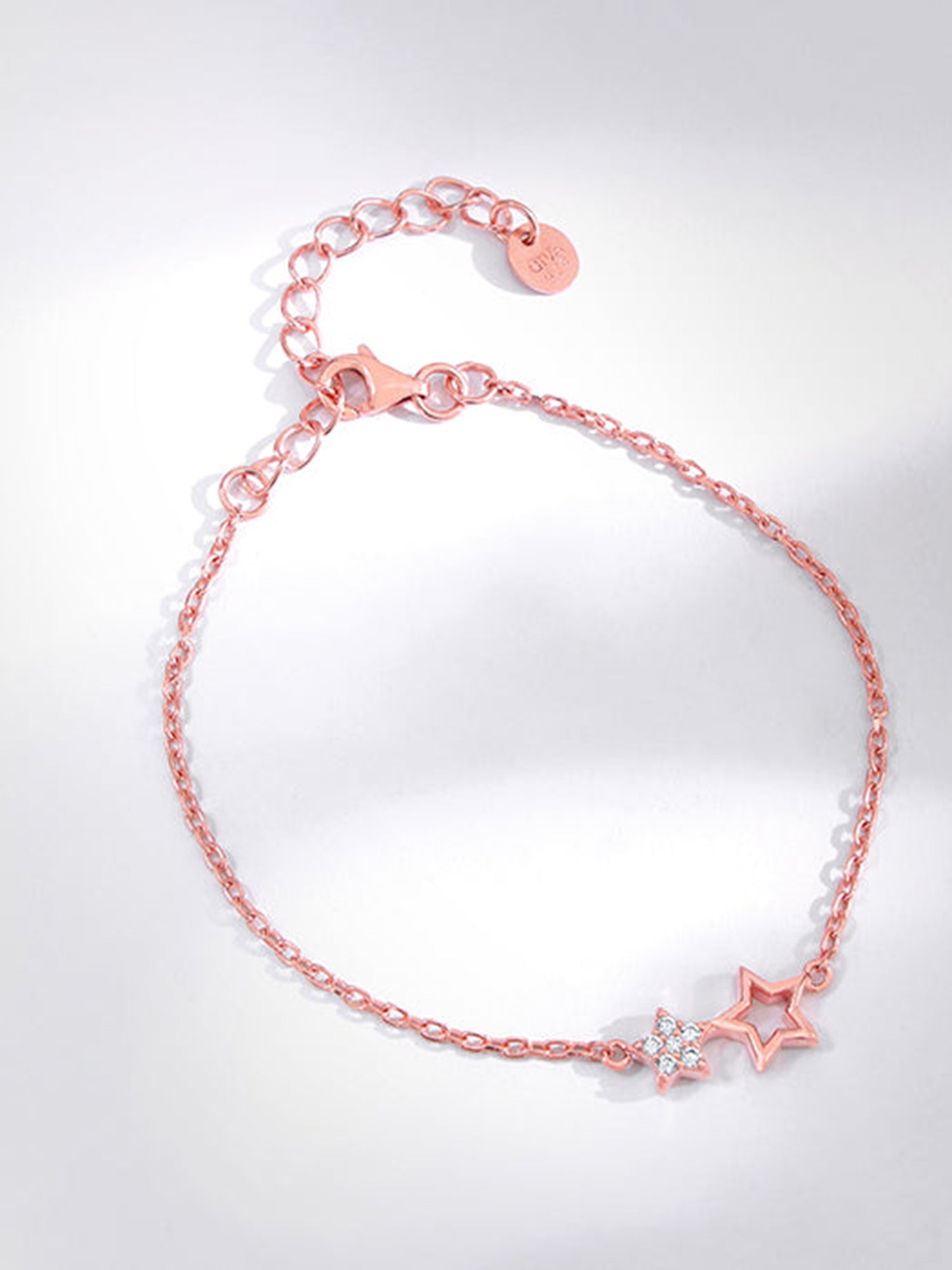 Rose Gold Shining Star Kids Anklet  (1-5 years)