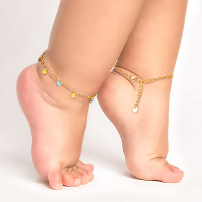 Golden Smile Star Kids Anklet (0-1 years)