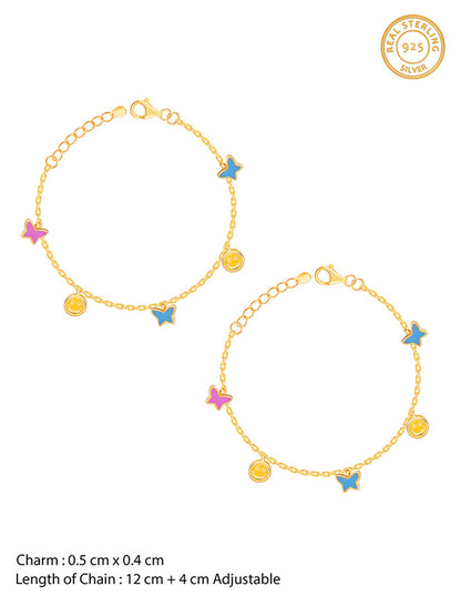 Golden Smile Star Kids Anklet (0-1 years)
