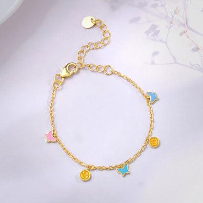 Golden Smile Star Kids Anklet (0-1 years)
