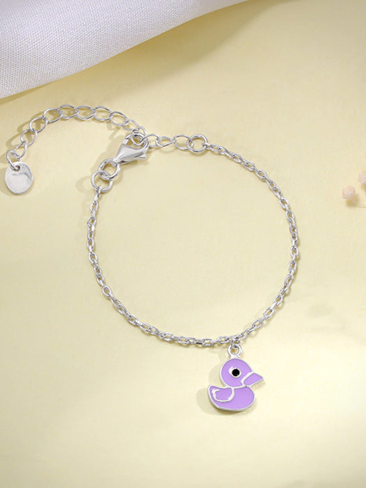 Silver Duck Kids Anklet (0-1 years)