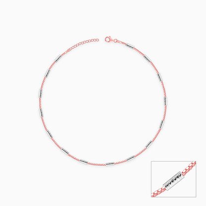 Dual Tone Classic Anklet