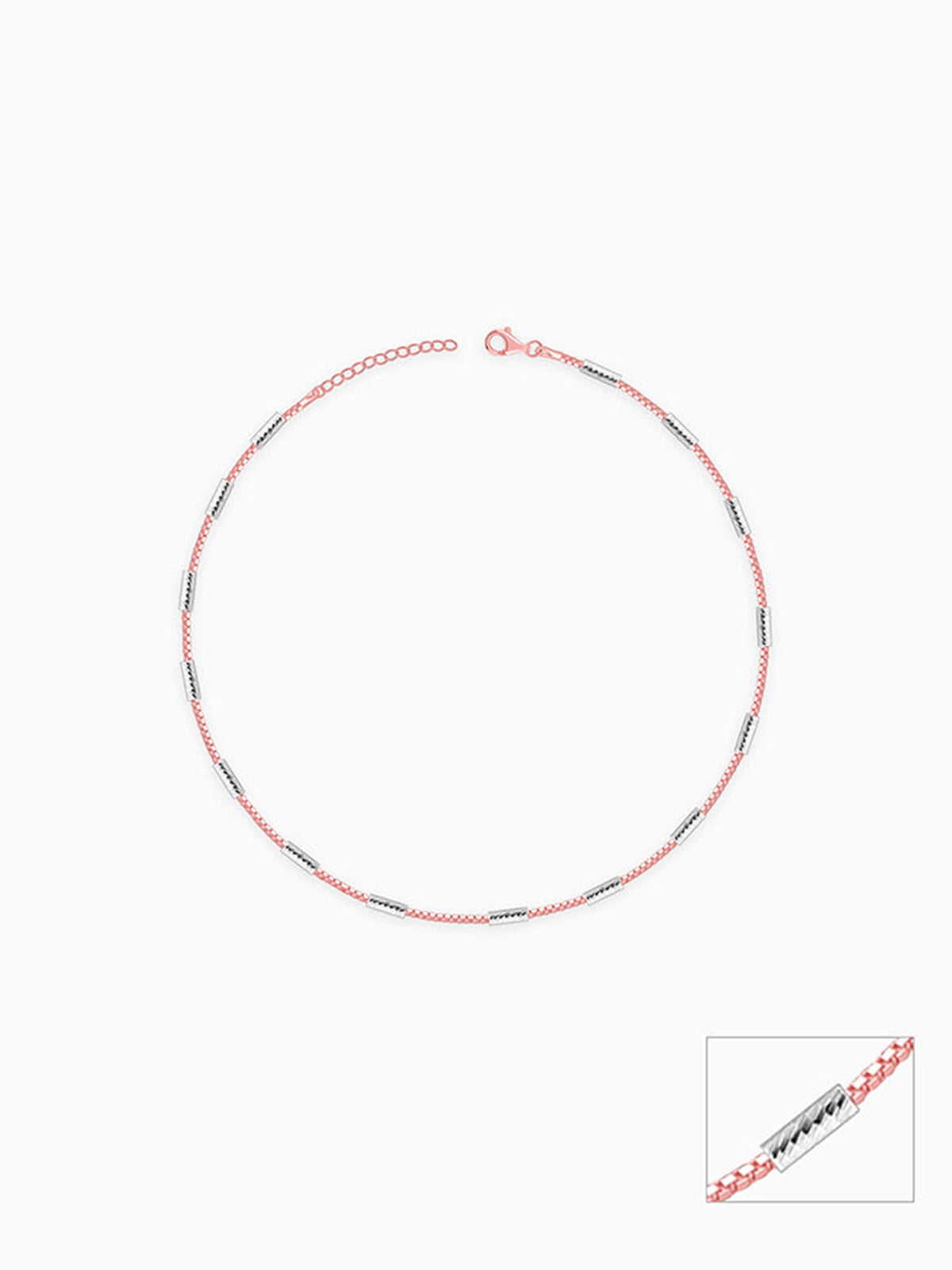 Dual Tone Classic Anklet