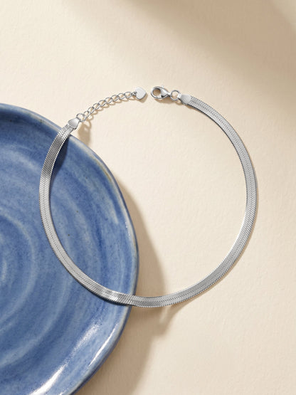 Silver Eternal Elegance Anklet