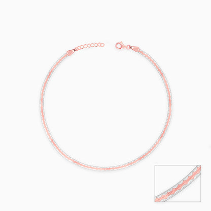 Dual Tone Trendy Anklet