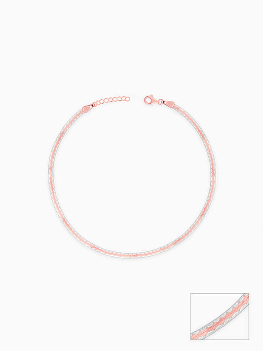 Dual Tone Trendy Anklet