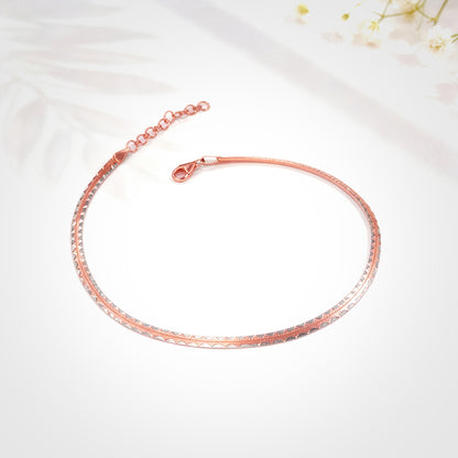 Dual Tone Trendy Anklet