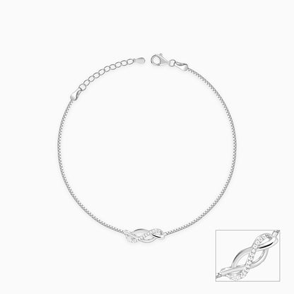 Silver Trendsetter Anklet