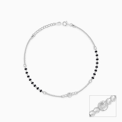 Silver Breeze Anklet