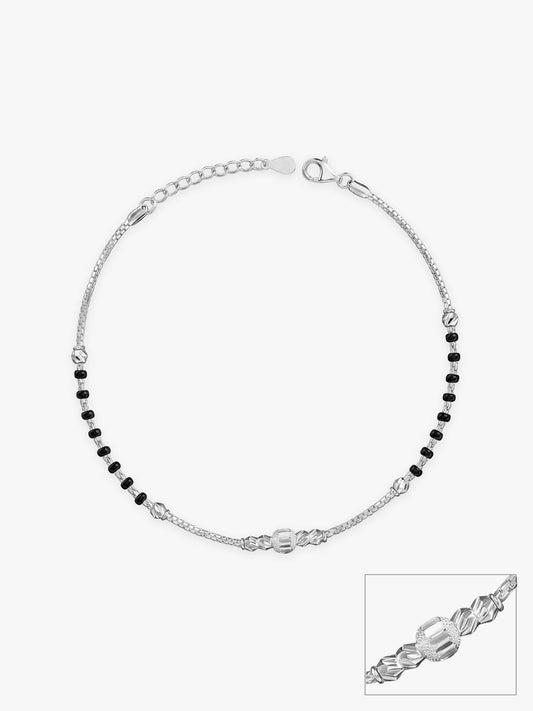 Silver Breeze Anklet