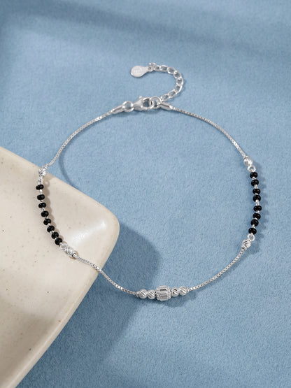 Silver Breeze Anklet