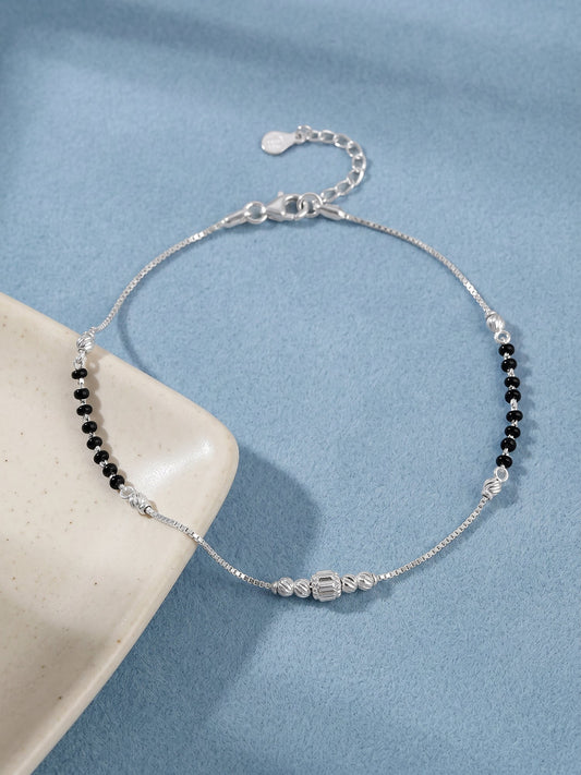 Silver Breeze Anklet