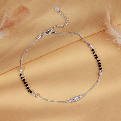 Silver Breeze Anklet