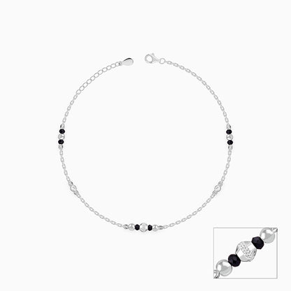Silver Luminous Anklet