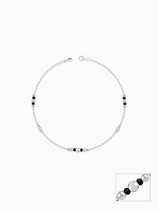 Silver Luminous Anklet