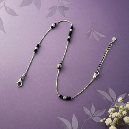 Silver Luminous Anklet